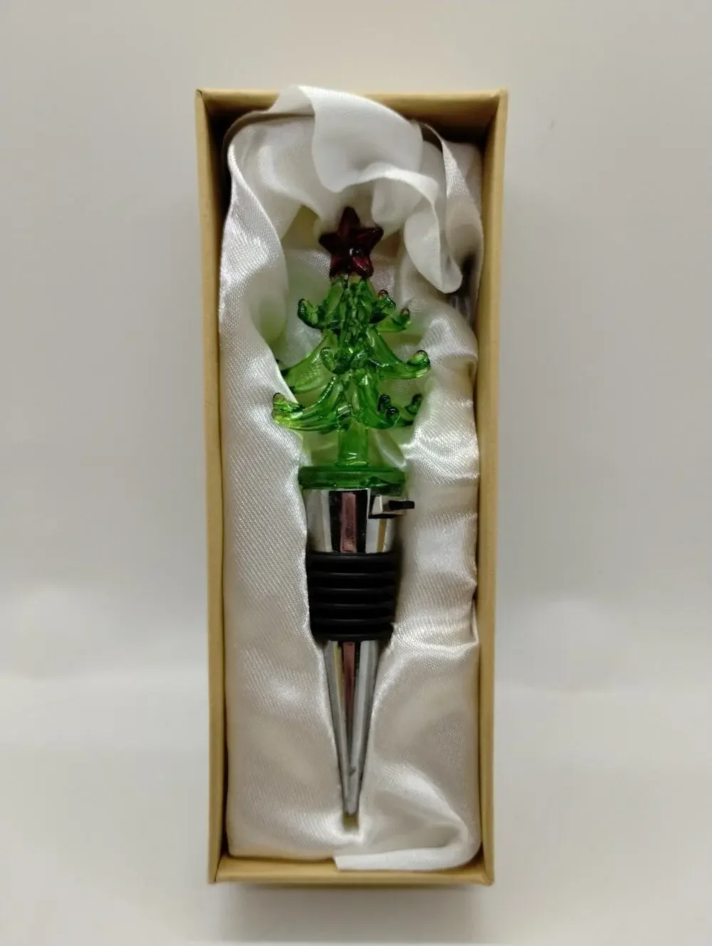 Ashley Nicole Designs Holiday Tree Wine Bottle Stopper Party - Multi Color Light